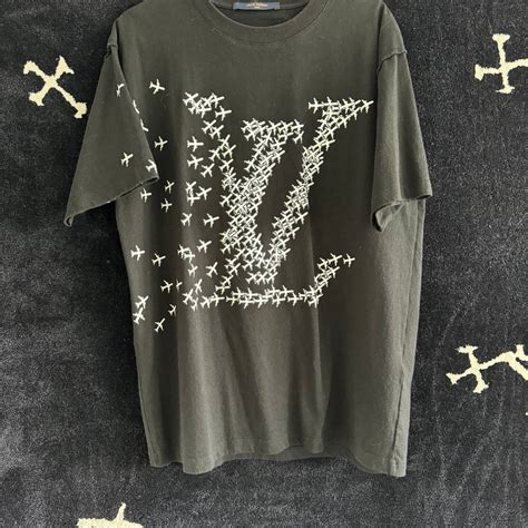 Louis Vuitton Virgil Abloh 2054 Planes Logo Print T